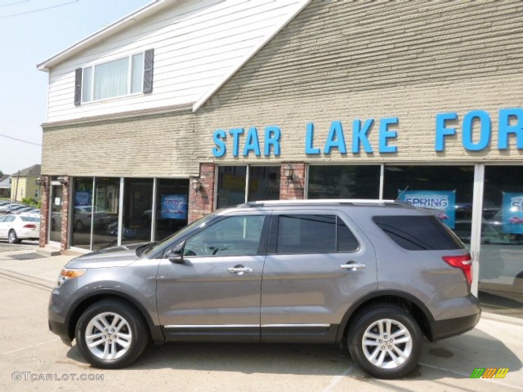 2011 Explorer XLT 4WD - Sterling Grey Metallic / Medium Light Stone photo #7