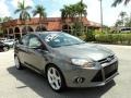 Sterling Gray 2013 Ford Focus Titanium Hatchback