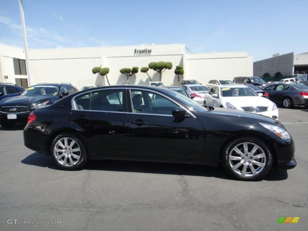 2011 G 37 S Sport Sedan - Black Obsidian / Graphite photo #5