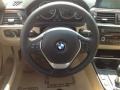 Venetian Beige 2014 BMW 3 Series 328i Sedan Steering Wheel