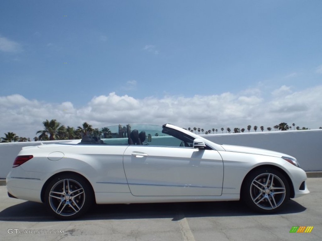 2014 E 350 Cabriolet - Diamond White Metallic / Grey/Black photo #3