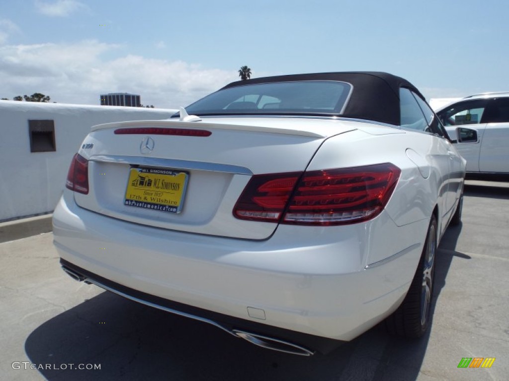 2014 E 350 Cabriolet - Diamond White Metallic / Grey/Black photo #8