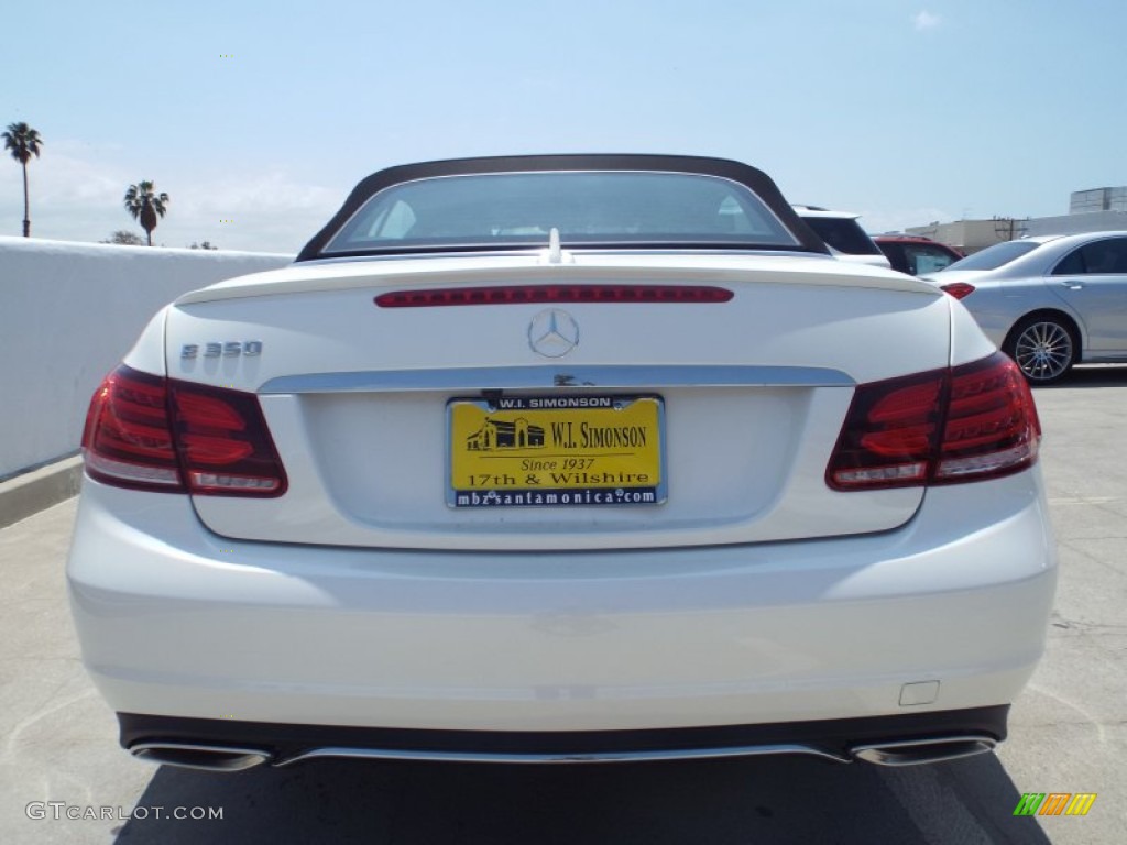 2014 E 350 Cabriolet - Diamond White Metallic / Grey/Black photo #9