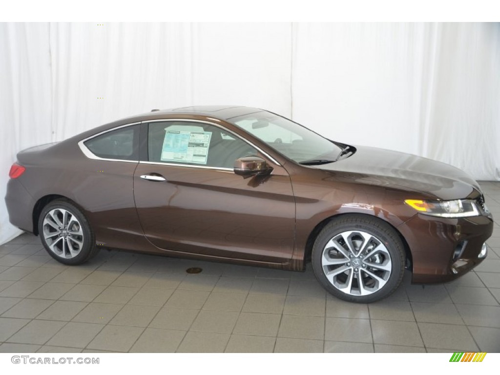 2014 Accord EX-L V6 Coupe - Tiger Eye Pearl / Black photo #4