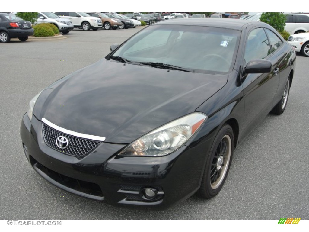 2007 Solara SE Coupe - Black / Dark Stone photo #1