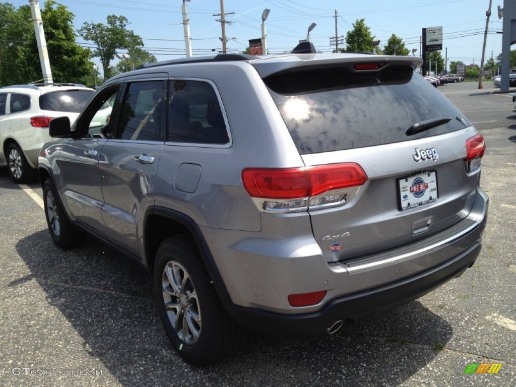 2014 Grand Cherokee Limited 4x4 - Billet Silver Metallic / Morocco Black photo #4