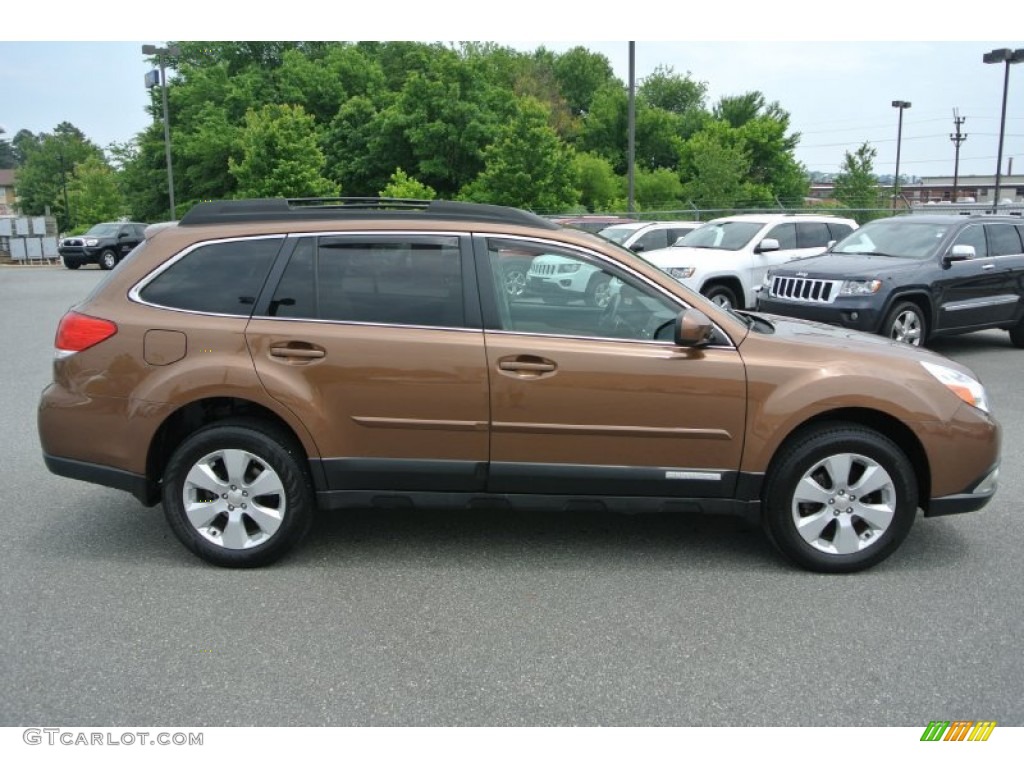 2011 Outback 2.5i Limited Wagon - Caramel Bronze Pearl / Warm Ivory photo #3