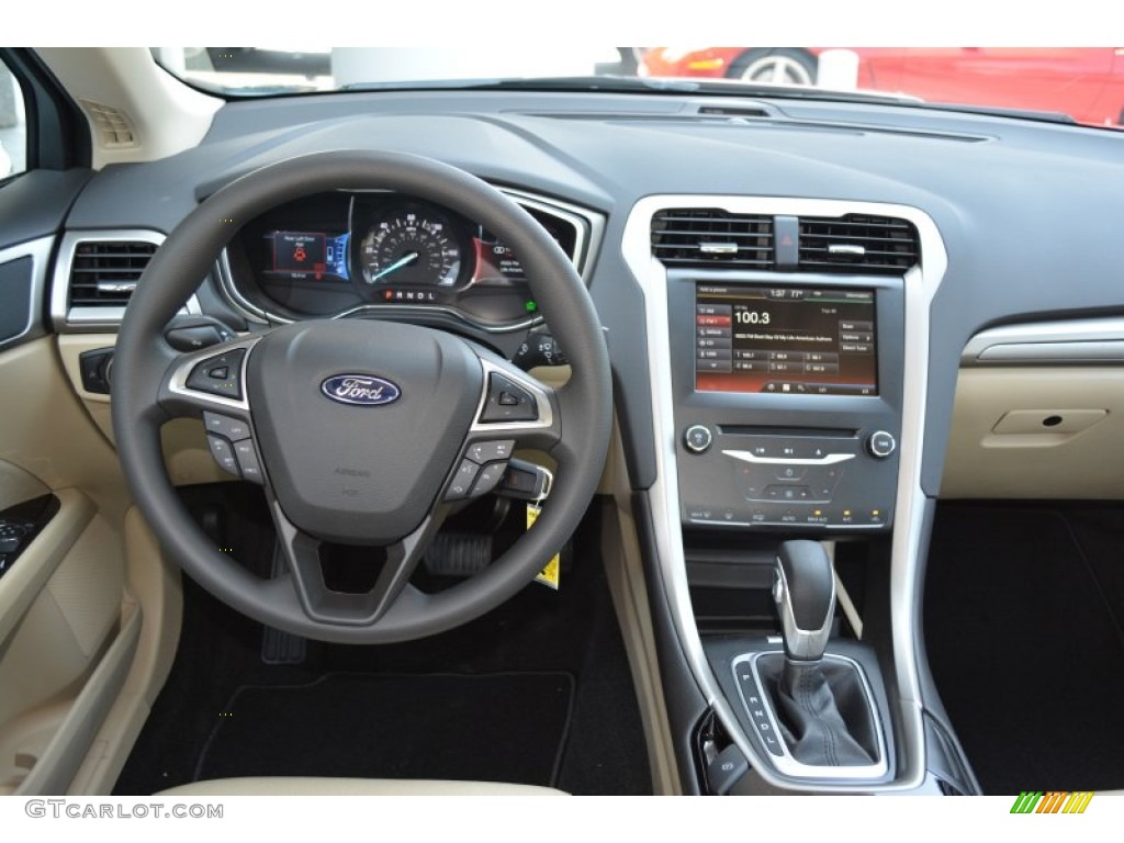 2014 Fusion Hybrid SE - Ice Storm / Dune photo #12