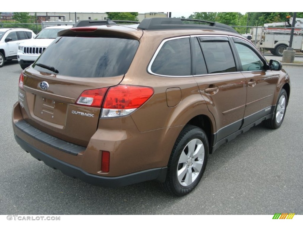 2011 Outback 2.5i Limited Wagon - Caramel Bronze Pearl / Warm Ivory photo #4