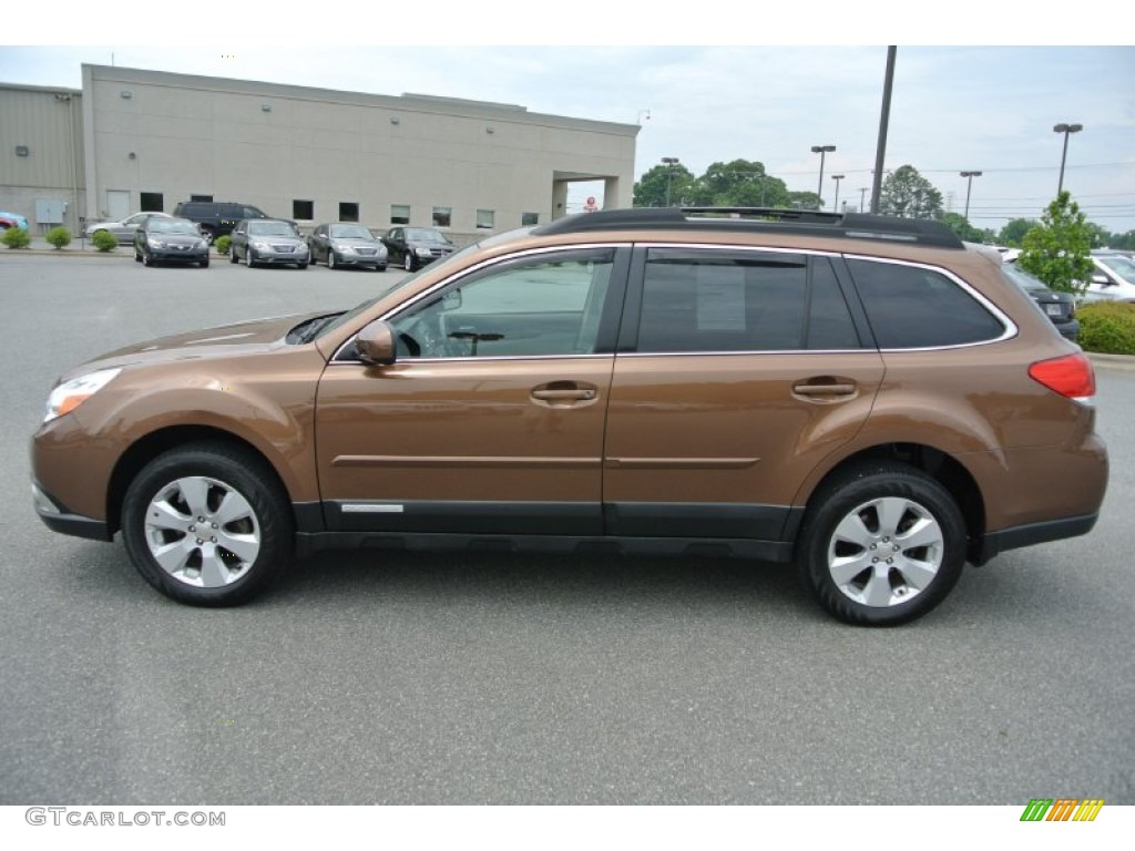 2011 Outback 2.5i Limited Wagon - Caramel Bronze Pearl / Warm Ivory photo #6