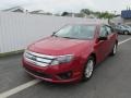2011 Red Candy Metallic Ford Fusion S  photo #9