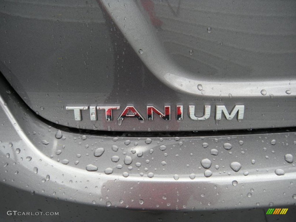 2014 Fiesta Titanium Hatchback - Storm Gray / Charcoal Black photo #14