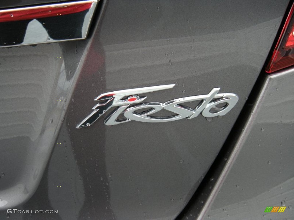 2014 Fiesta Titanium Hatchback - Storm Gray / Charcoal Black photo #15