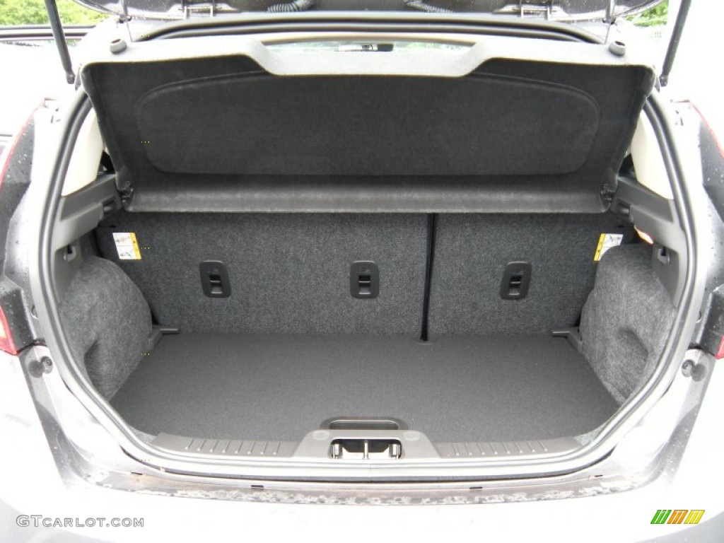 2014 Fiesta Titanium Hatchback - Storm Gray / Charcoal Black photo #18