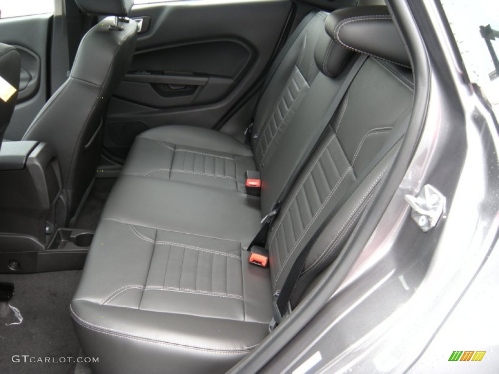 2014 Fiesta Titanium Hatchback - Storm Gray / Charcoal Black photo #20