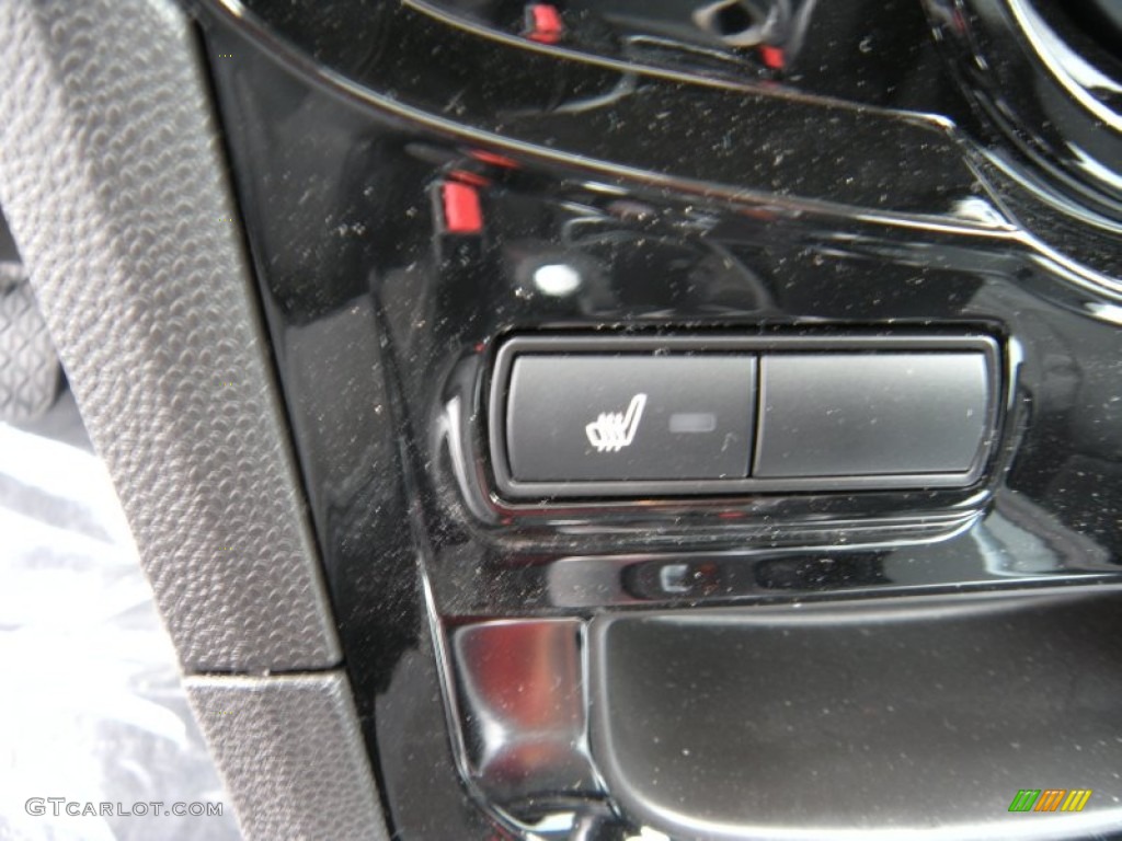 2014 Fiesta Titanium Hatchback - Storm Gray / Charcoal Black photo #31