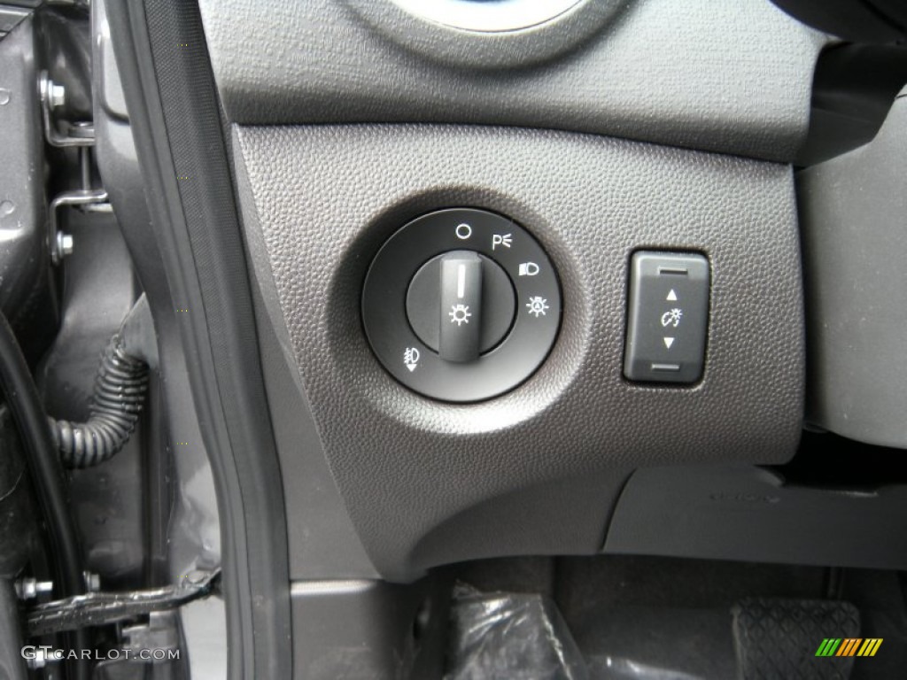 2014 Fiesta Titanium Hatchback - Storm Gray / Charcoal Black photo #36