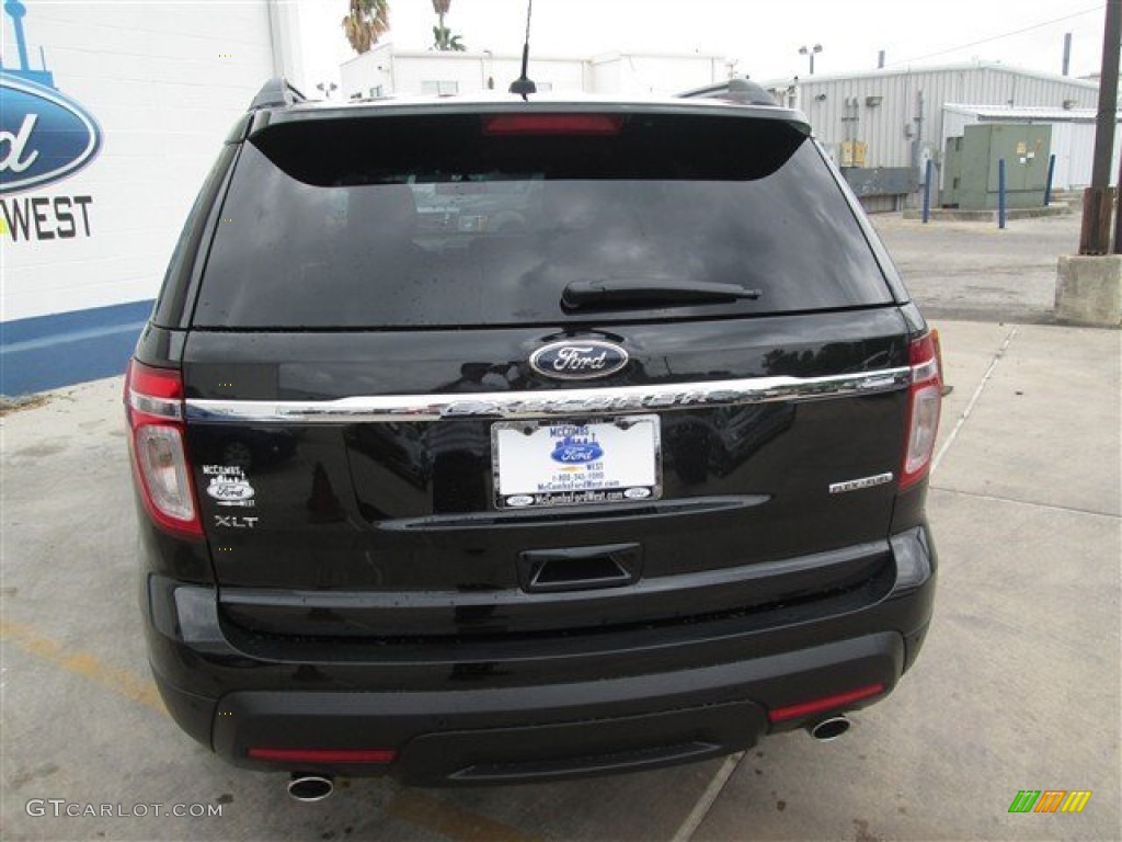 2014 Explorer XLT - Tuxedo Black / Charcoal Black photo #6