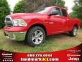 2014 Flame Red Ram 1500 Big Horn Crew Cab  photo #1