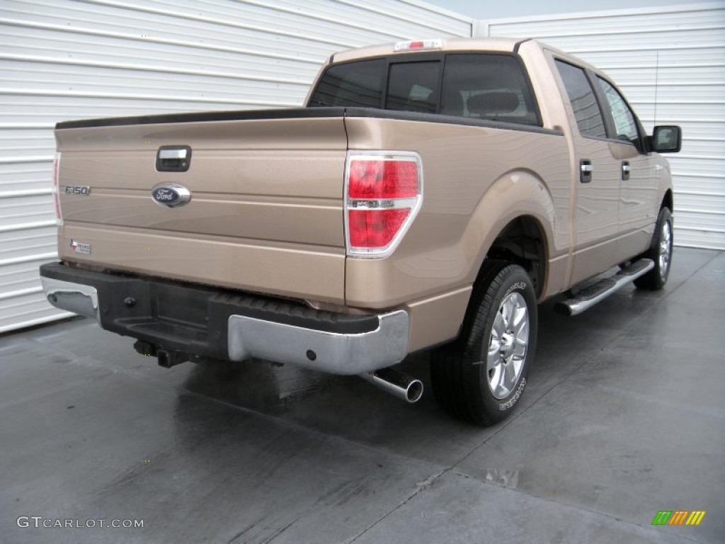 2014 F150 XLT SuperCrew - Pale Adobe / Pale Adobe photo #4