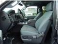 Steel 2015 Ford F350 Super Duty XLT Crew Cab 4x4 Interior Color