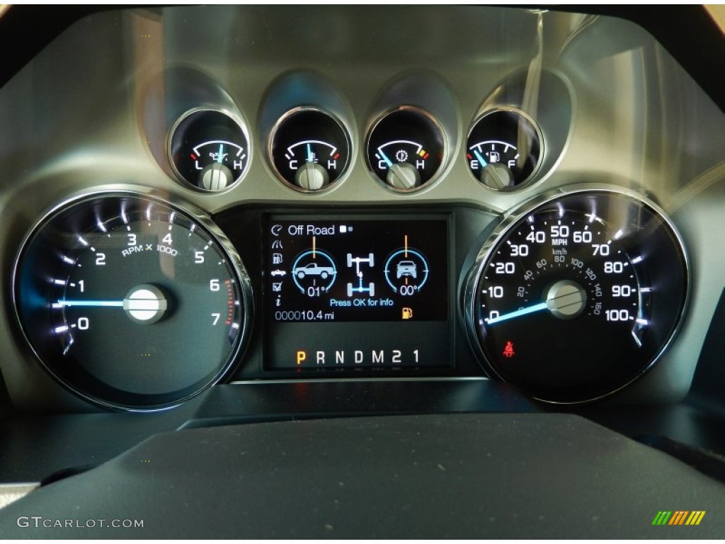 2015 Ford F250 Super Duty Lariat Crew Cab 4x4 Gauges Photo #93888151