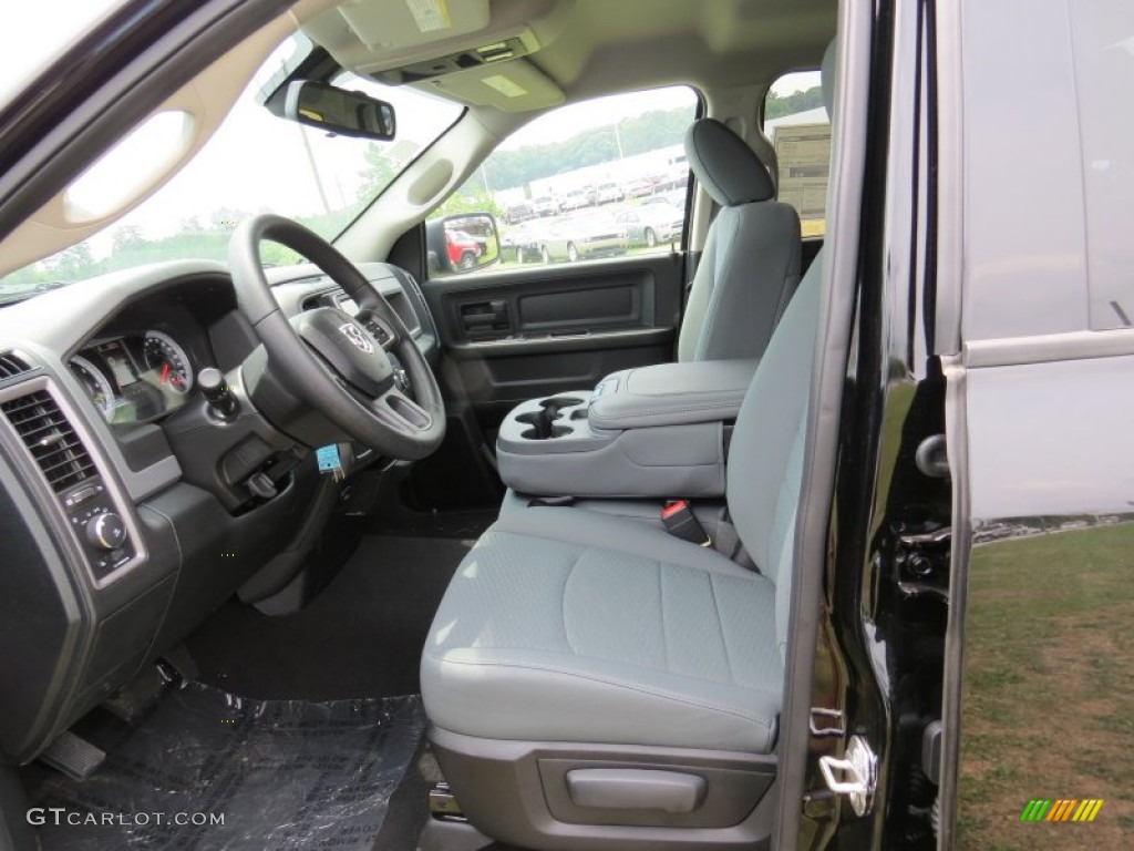 2014 1500 Express Quad Cab - Black / Black/Diesel Gray photo #6