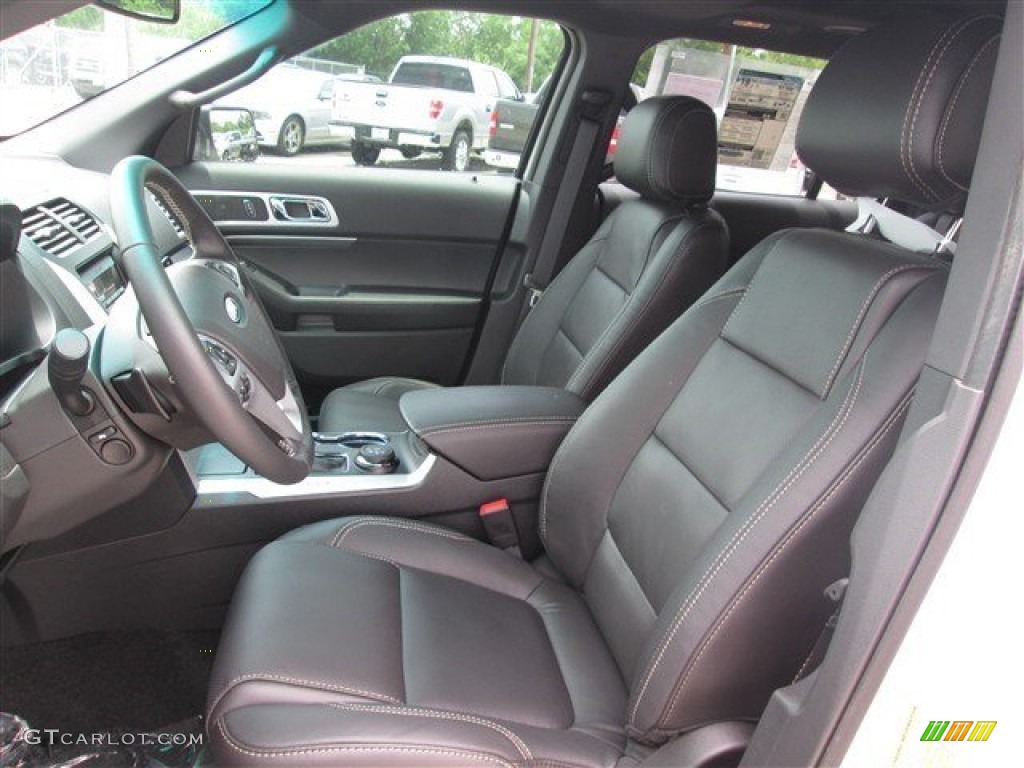 2014 Explorer Sport 4WD - White Platinum / Sport Charcoal Black photo #9
