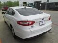 2014 Oxford White Ford Fusion S  photo #3