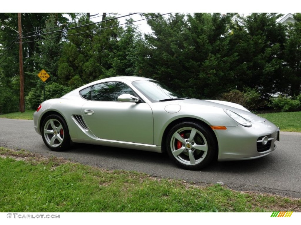 2006 Cayman S - Arctic Silver Metallic / Black photo #8