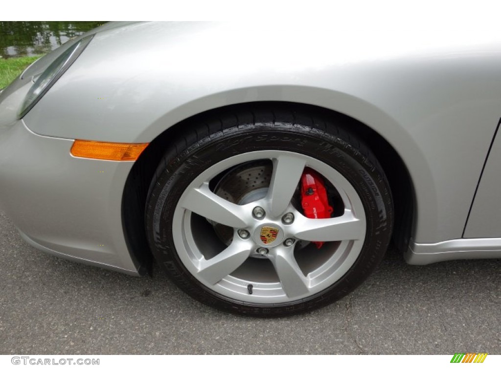 2006 Cayman S - Arctic Silver Metallic / Black photo #9