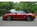 Ruby Red Metallic 2011 Porsche 911 Turbo Cabriolet Exterior