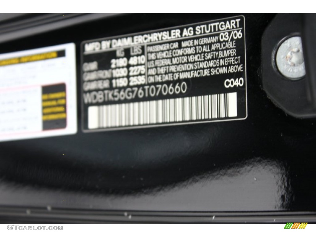 2006 CLK 350 Cabriolet - Black / Black photo #39