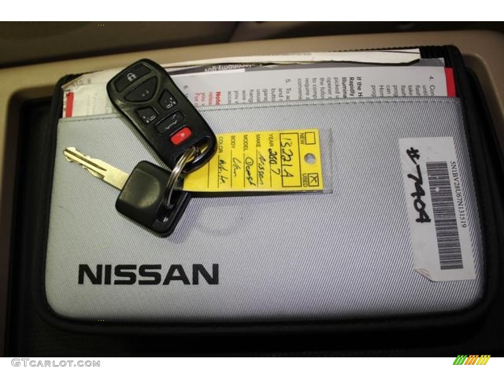 2007 Quest 3.5 SL - Nordic White Pearl / Beige photo #53