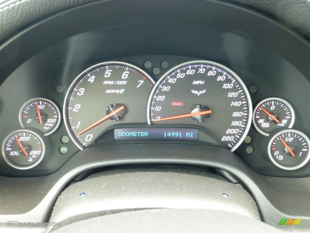 2010 Chevrolet Corvette ZR1 Gauges Photo #93893794