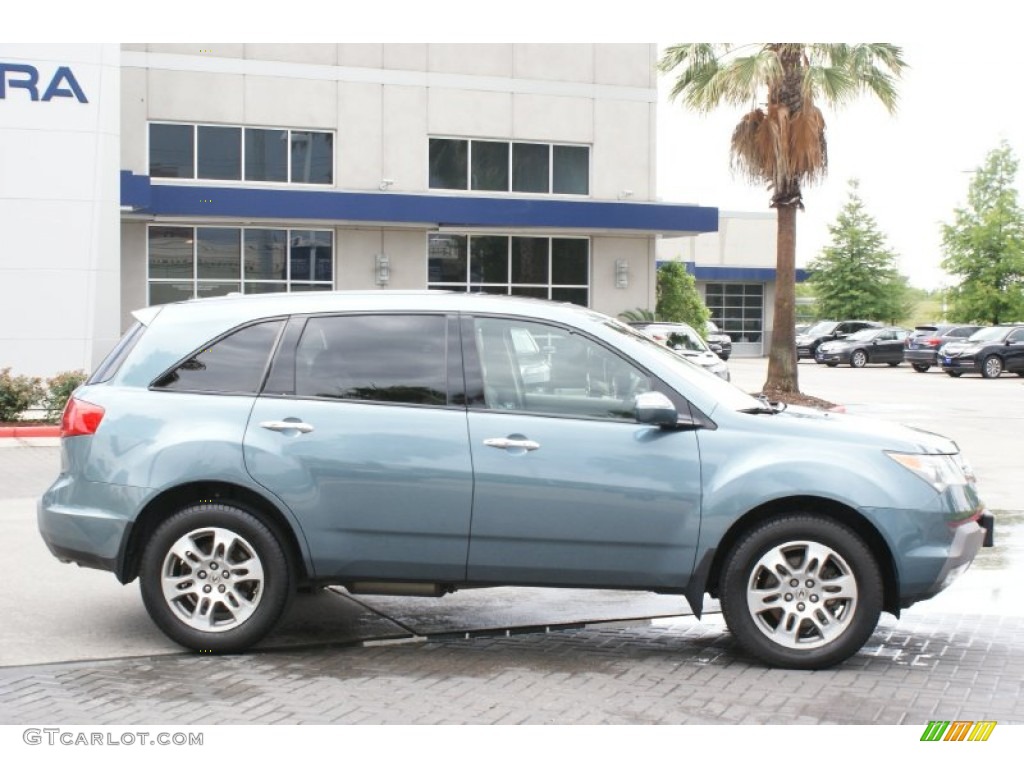 2007 MDX Technology - Steel Blue Metallic / Taupe photo #7