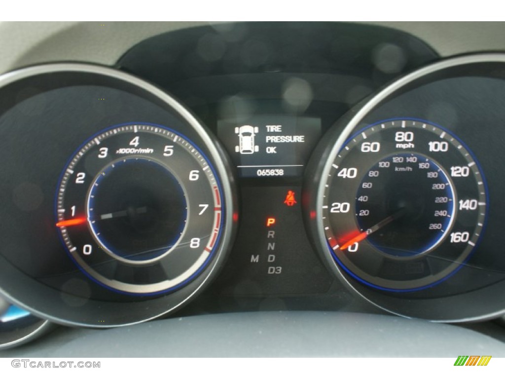 2007 MDX Technology - Steel Blue Metallic / Taupe photo #38
