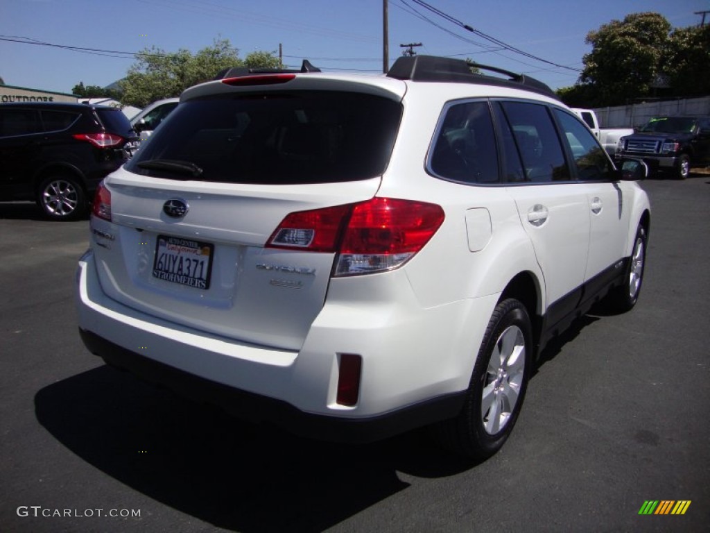 2012 Outback 2.5i Limited - Satin White Pearl / Warm Ivory photo #7