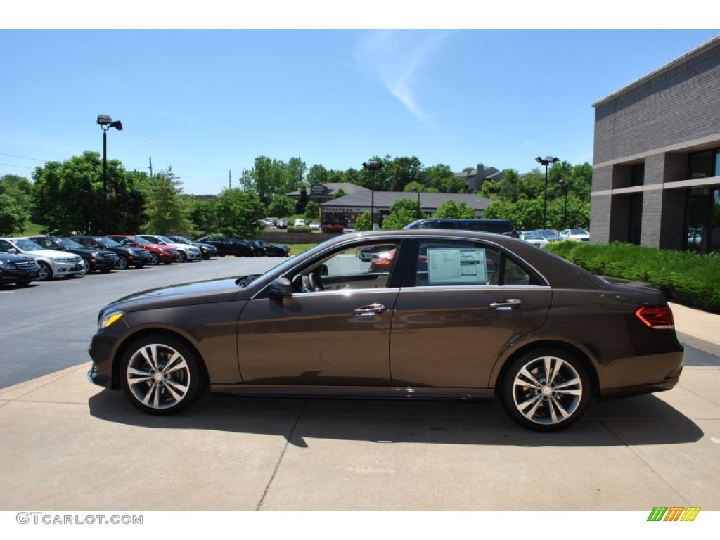 2014 E 350 4Matic Sport Sedan - Dolomite Brown Metallic / Silk Beige/Espresso Brown photo #4