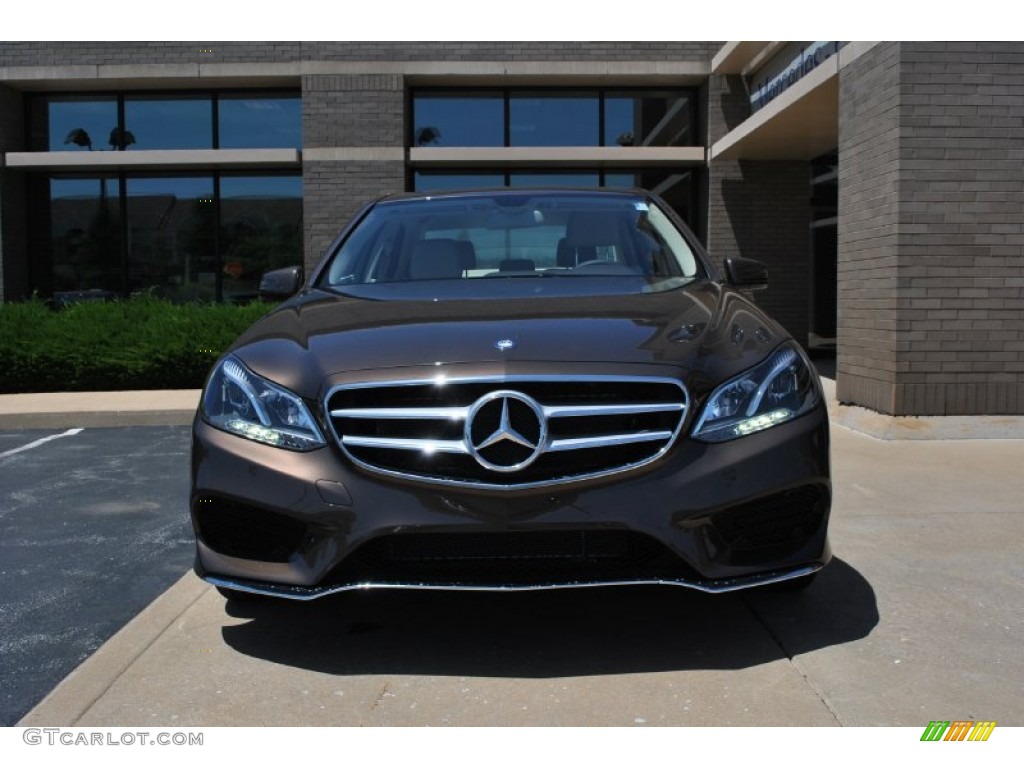 2014 E 350 4Matic Sport Sedan - Dolomite Brown Metallic / Silk Beige/Espresso Brown photo #6