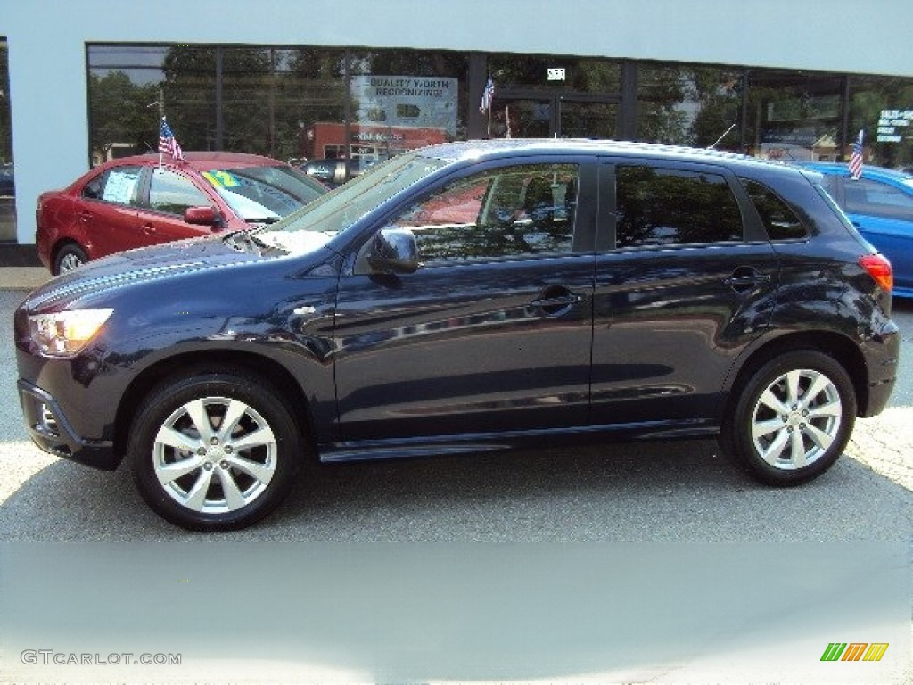 2012 Outlander Sport SE 4WD - Cosmic Blue / Black photo #2