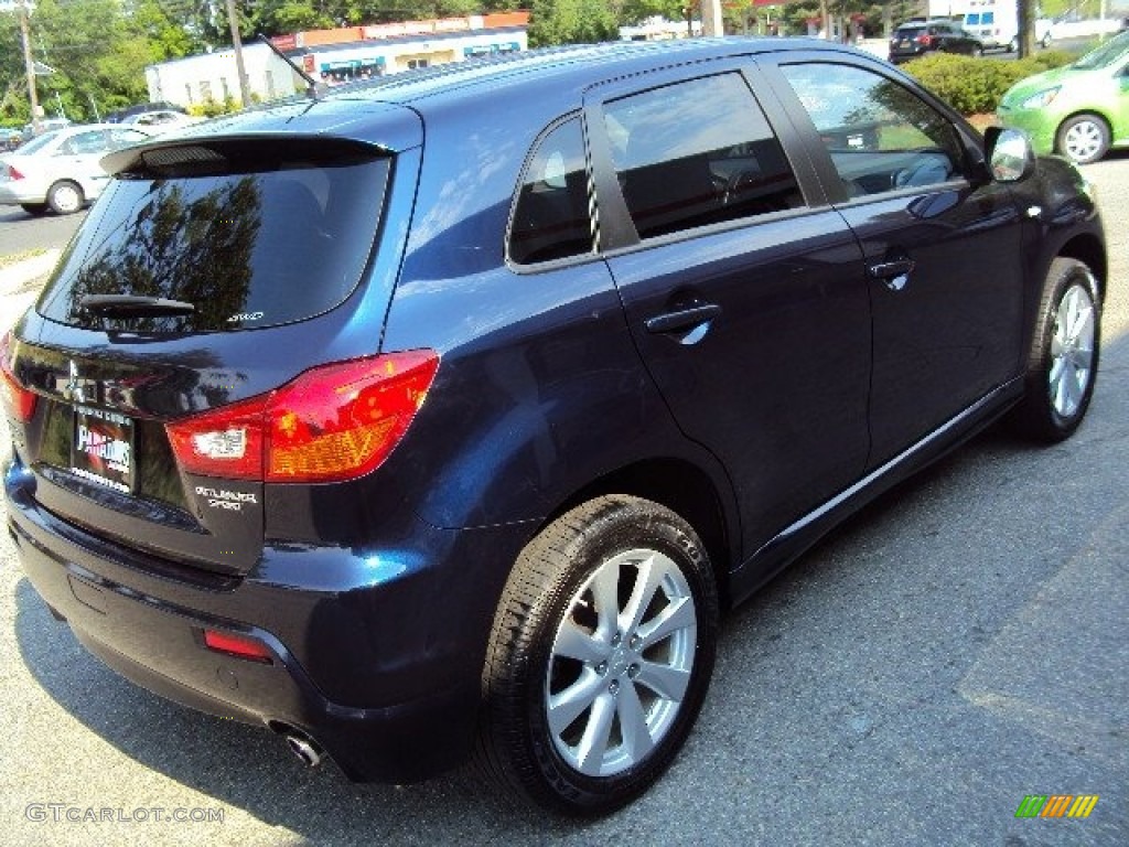 2012 Outlander Sport SE 4WD - Cosmic Blue / Black photo #6