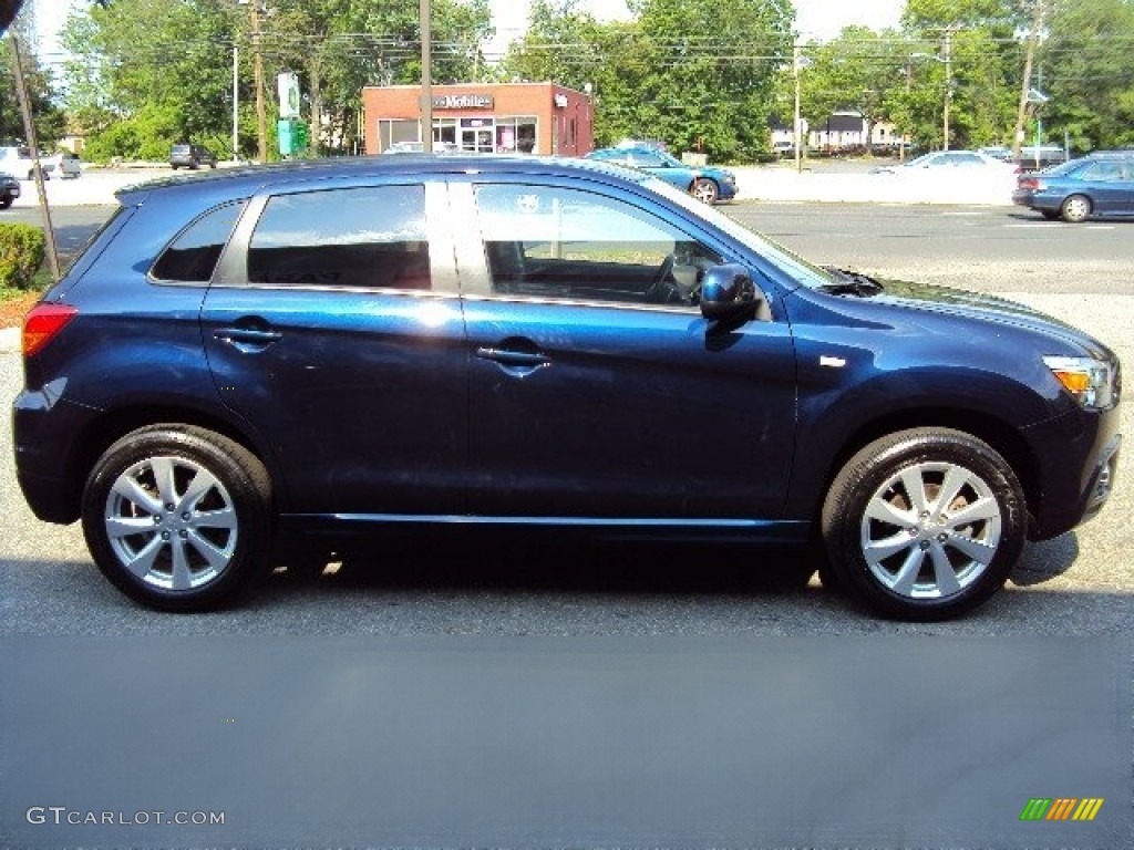 2012 Outlander Sport SE 4WD - Cosmic Blue / Black photo #7