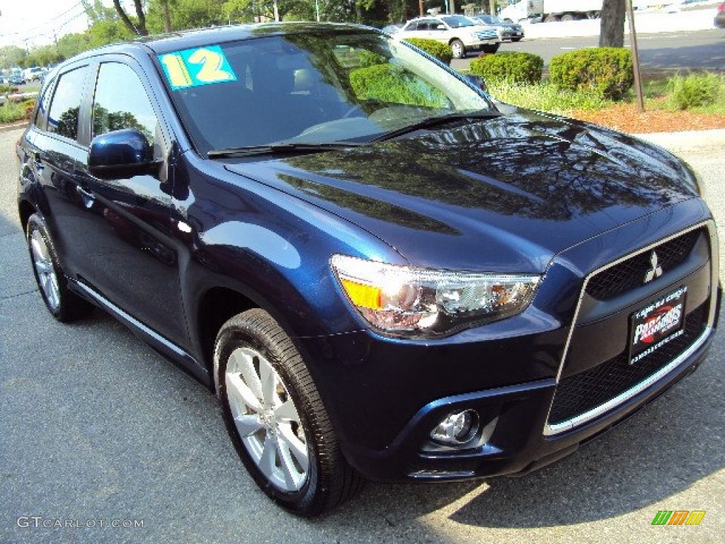 2012 Outlander Sport SE 4WD - Cosmic Blue / Black photo #8