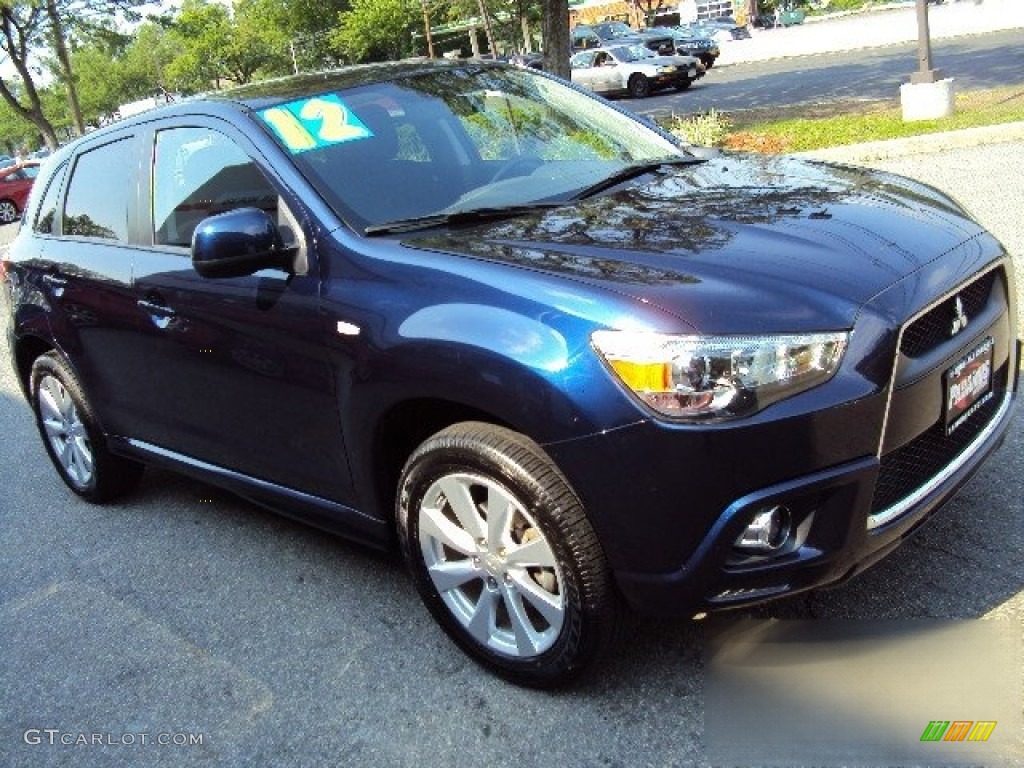 2012 Outlander Sport SE 4WD - Cosmic Blue / Black photo #10