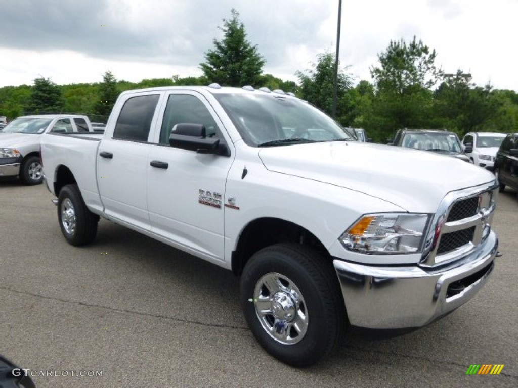 Bright White 2014 Ram 2500 Tradesman Crew Cab 4x4 Exterior Photo #93898796