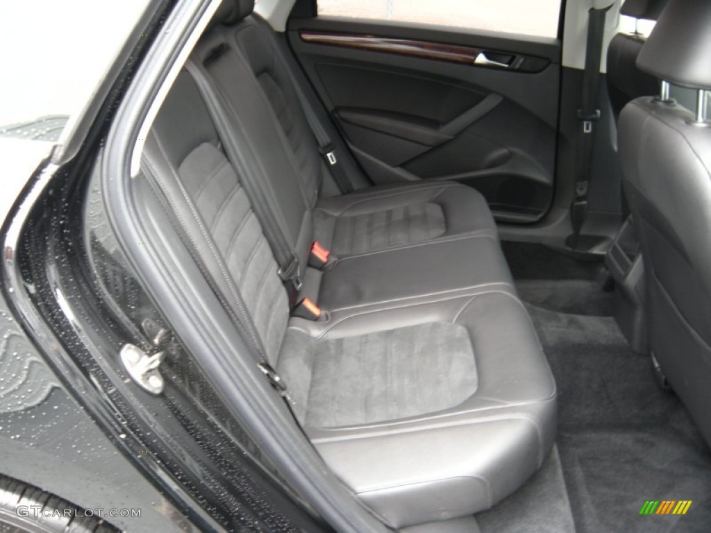 2012 Volkswagen Passat V6 SEL Rear Seat Photos