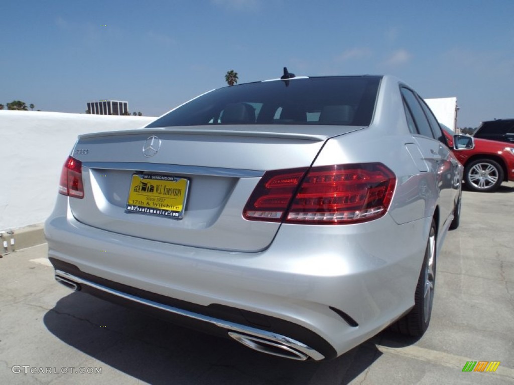 2014 E 350 Sport Sedan - Iridium Silver Metallic / Black photo #4