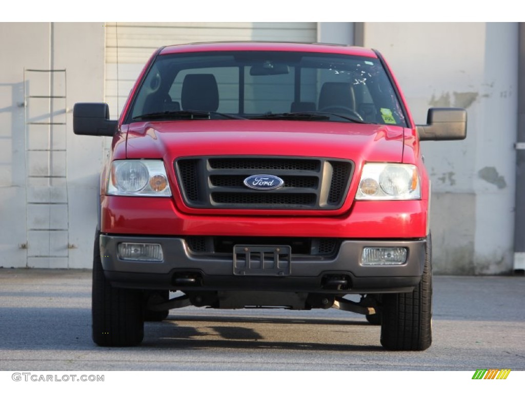 2005 F150 FX4 SuperCab 4x4 - Bright Red / Black photo #6