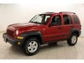 Inferno Red Crystal Pearl 2007 Jeep Liberty Sport 4x4 Exterior